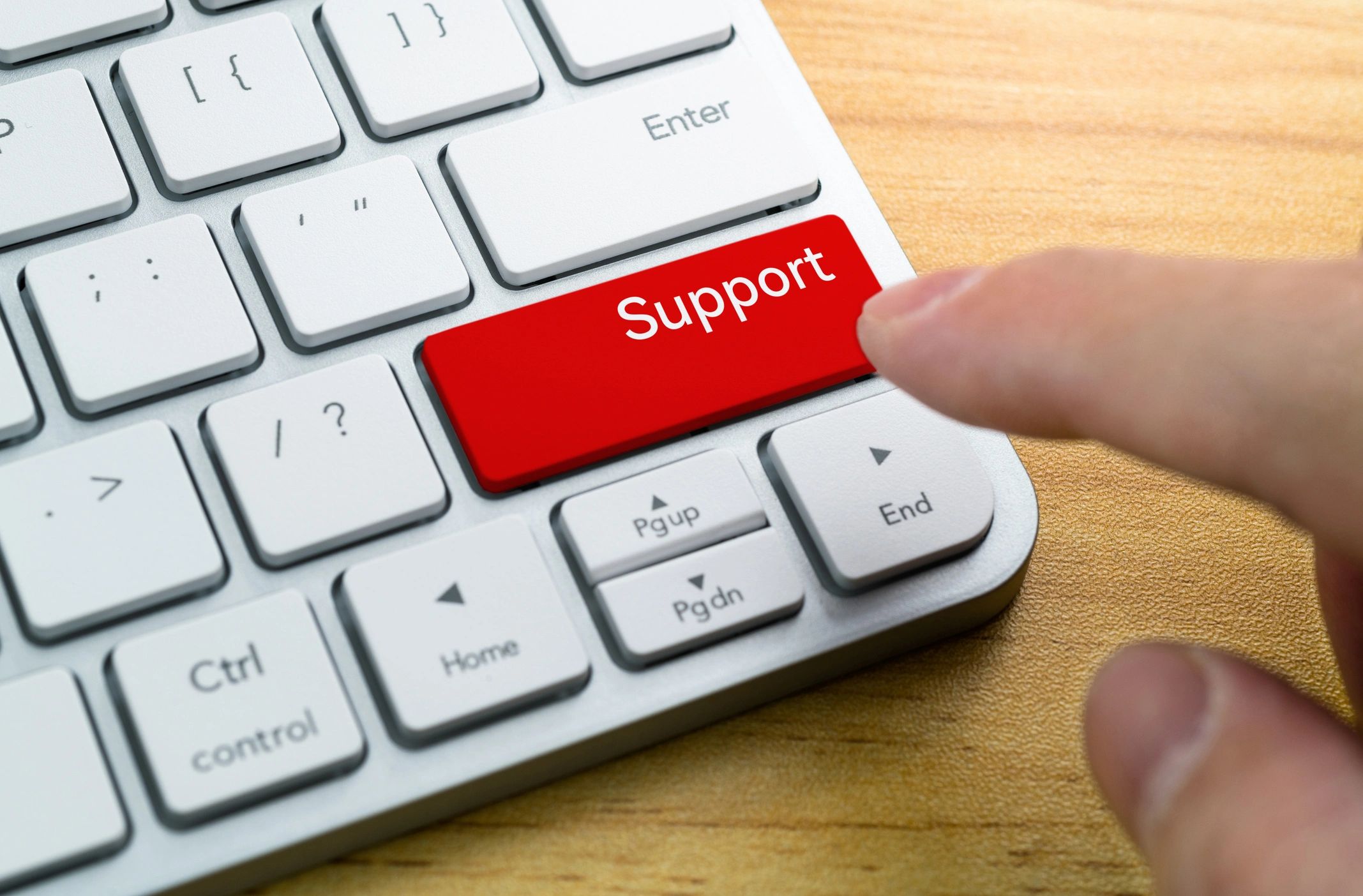 Customer support concept image