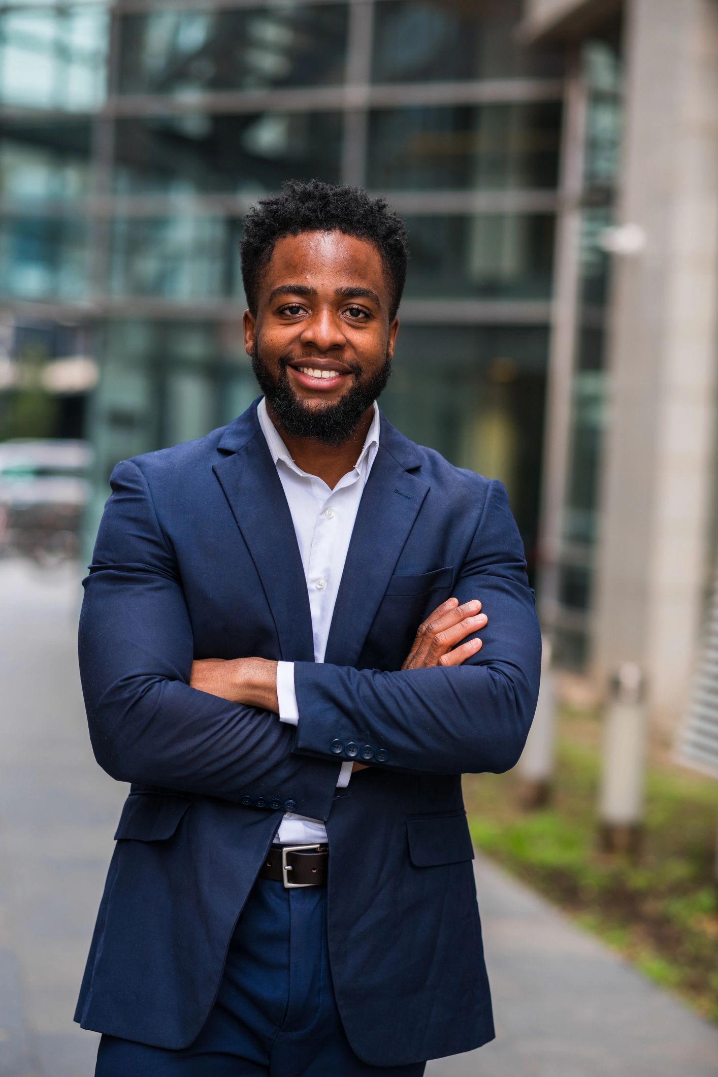 Confident African professional ready for new career opportunities