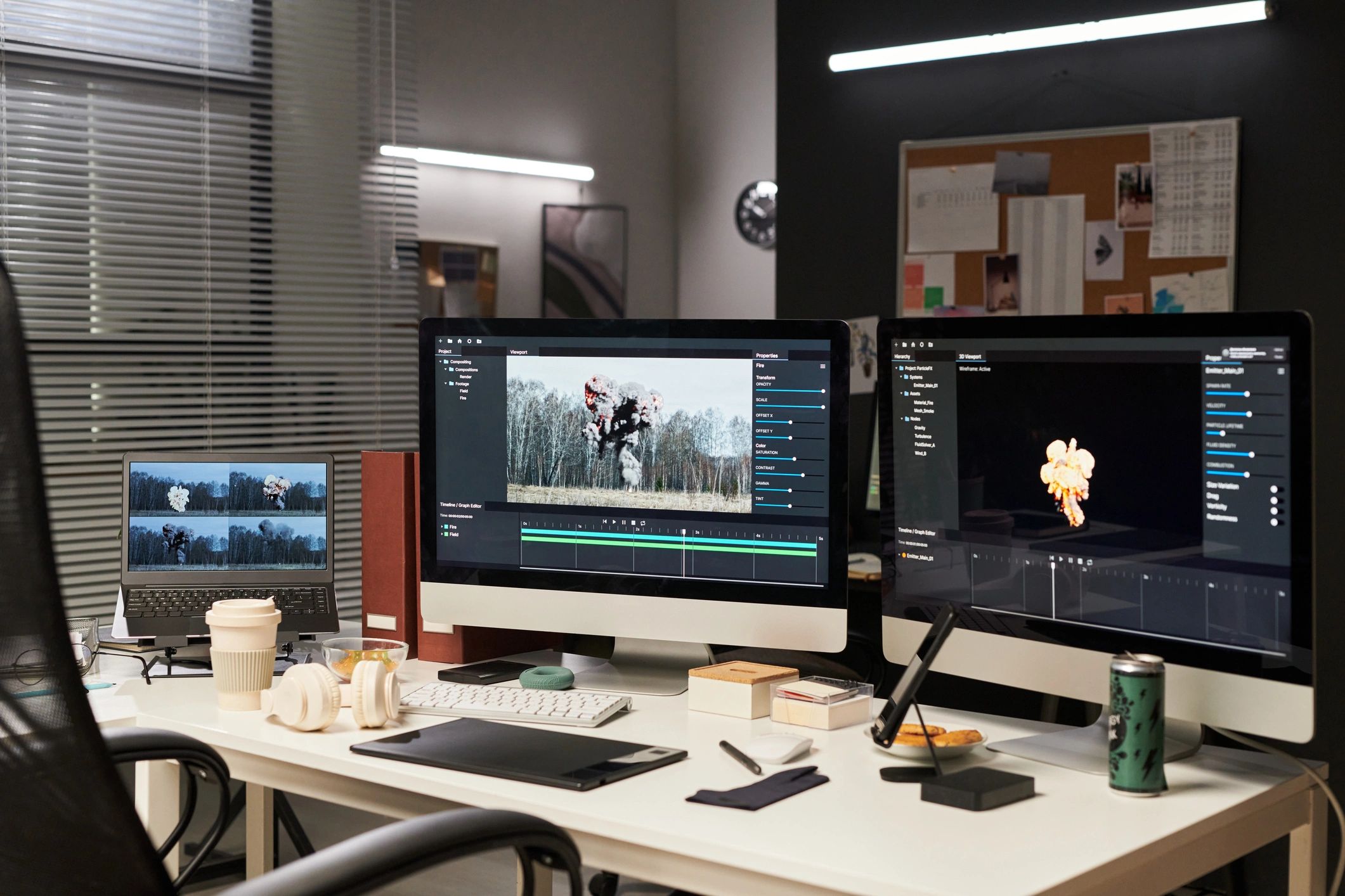 Multi-screen technical operations workstation